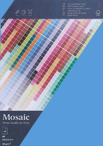 Foto de Tarjeta Artoz Mosaic 310 x 155 . Paquete de 5 unidades en color Azul (125571)