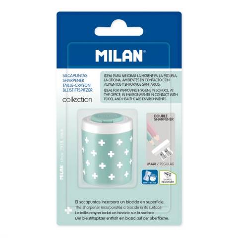 Foto de Sacapuntas Milan Doble Antibacterias (128722)