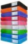 Foto de Carpeta de Proyectos Opacas de Plástico,cierre de gomas 50mm. Vital Colors (128133)