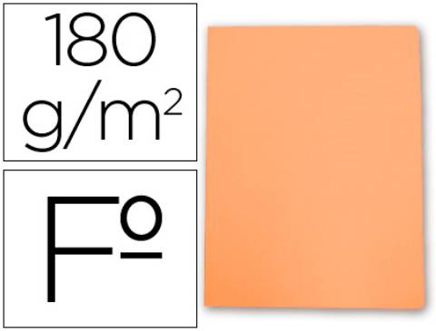Foto de Subcarpetas en formato Folio. Paquete de 10 unidades en color naranja (121898)