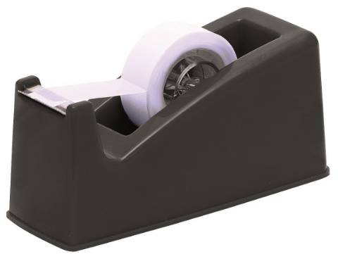 Foto de Portarrollos Plus 505 ABS base antideslizante y cuchillas de Acero. Mediano para Cinta de 33 mt color Azul (040395)