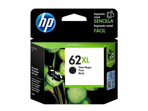 Foto de Inkjet original de HP Nº 62XL Negro. Cartucho de tinta Negro (129226)