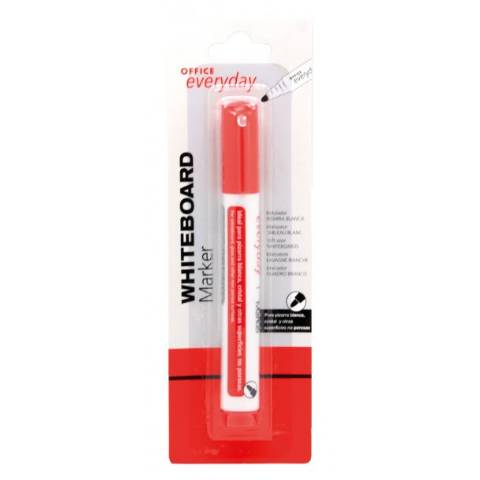 Foto de Rotulador para Pizarra Blanca Office Everydqay Writeboard. Blíster de 1 unidad en color Rojo (081518)