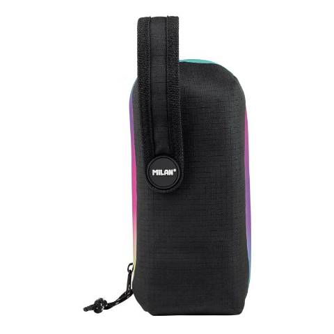 Foto de Plumier Portatodo Milan, Un Compartimento Con 4 Estuches Con Contenido. Coleccion Sunset Color Negro. (129293)