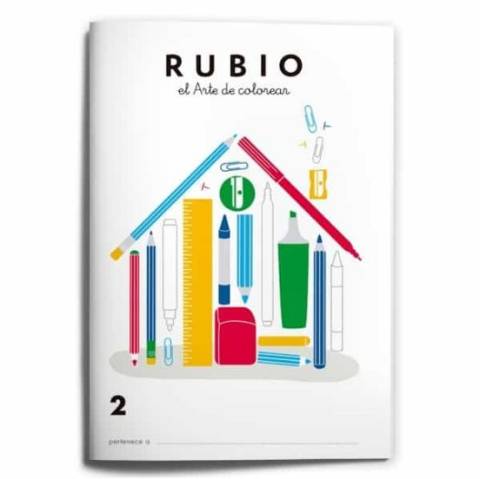 Foto de Cuaderno Rubio Para Colorear. Nivel 2 (129284)