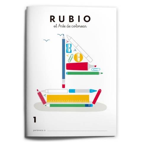 Foto de Cuaderno Rubio Para Colorear. Nivel 1 (129283)