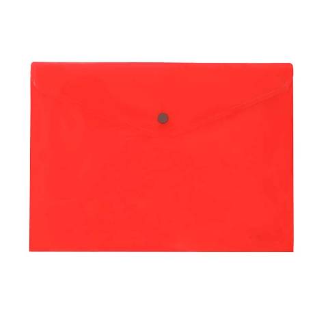 Foto de Dosier Sobre en polipropileno con broche en formato Din A5 y capacidad de 50 hojas en horizontal. Plus office 2015 en color Rojo (180468)