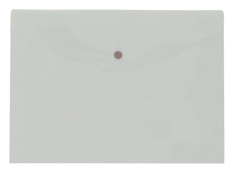 Foto de Dosier Sobre en polipropileno con broche en formato Din A3 y capacidad de 50 hojas en horinzontal. Plus office en color Transparente (180850)