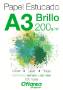 Foto de Papel Estucado Brillo Y Liso Por Ambas Caras. Paquete de 500 Hojas en Gramaje de 200 gramos. 200gr DIN A3 P/250. (125143)