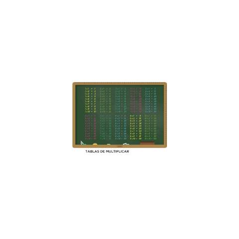 Foto de Vade de Sobremesa pvc 35 x 50 cm. Tabla Multiplicar (129482)