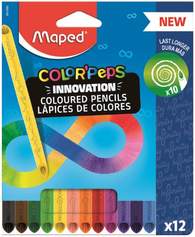 Foto de Pintura Lapiz De Colores, Sin Madera Maped Color Peps INFINITY. (171036)