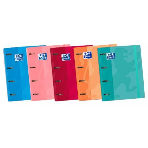 Foto de Carpeta Con Recambio 5X5  tapa de cartón Oxford, Formato Din A4 Colores Tendencia Surtidos (171052)